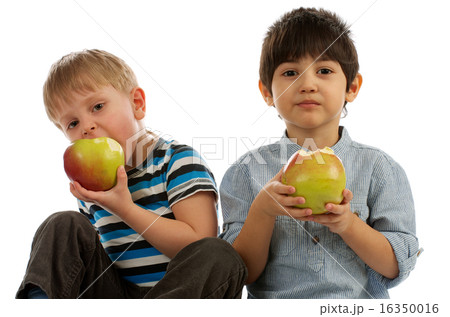 Two Boys with Apples 16350016
