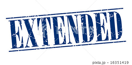 extended blue grunge vintage stamp 16351419