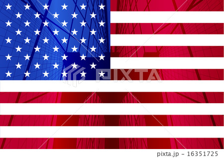 Brooklyn Bridge on USA Flag, New York City. Brooklyn Bridge on USA Flag, New York City. 16351725