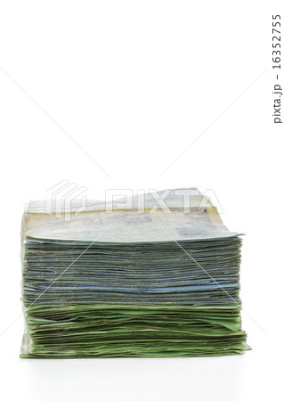 Thailand money banknotes stacked isolated Thailand money banknotes stacked isolated 16352755