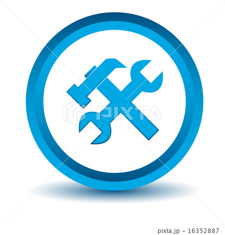 Blue repair icon Blue repair icon 16352887