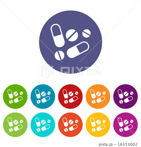 Tablets flat icon Tablets flat icon 16353002