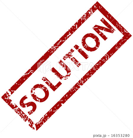 Solution rubber stamp Solution rubber stamp 16353280
