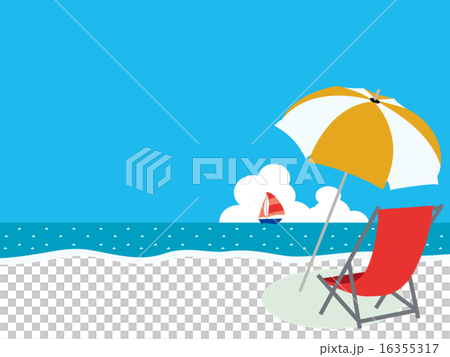 熱帶，海灘與棕櫚樹和木槿01 16355317