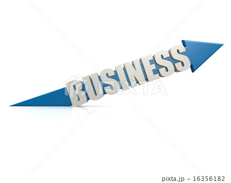 Blue business arrow 16356182