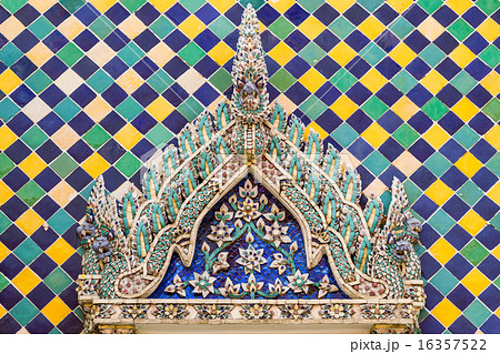 Monastery Door Patterns at Grand Palace Bangkok 16357522