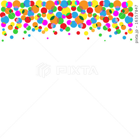 Set of multicolored circles isolated on white 16357847
