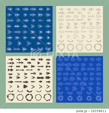 Arrows sign icon set. Editable and design suitable vector illustration. Arrows sign icon set. Editable and design suitable vector illustration. 16358611