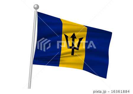 バルバドス　 国旗　旗 