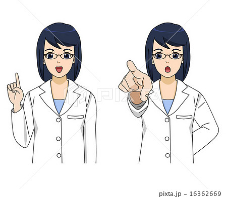 女医のイラスト素材 女医のイラスト素材