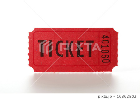 赤色のパーティーチケット 16362802