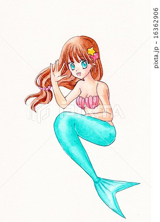 水彩画 人魚 水彩画 人魚 16362906
