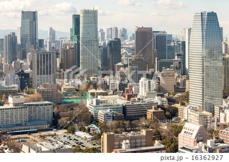 Tokyo skyline downtown Shijuku 16362927
