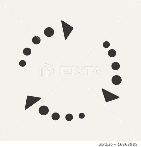 Flat in black and white mobile application arrows 16363985