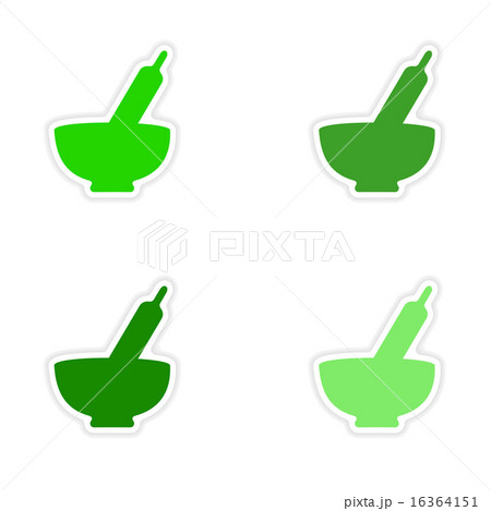 assembly realistic sticker design on paper pounder assembly realistic sticker design on paper pounder 16364151