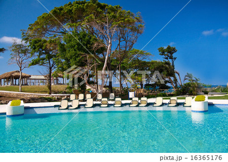 Tropical resort with swimming pool Tropical resort with swimming pool 16365176