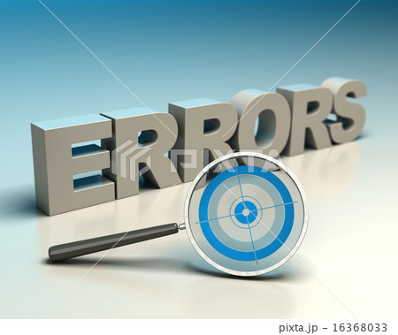 Errors Detectionのイラスト素材
