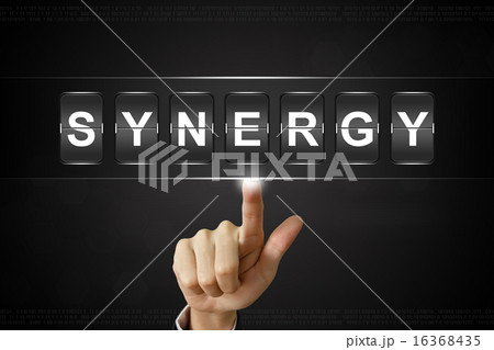business hand clicking synergy on Flipboard business hand clicking synergy on Flipboard 16368435