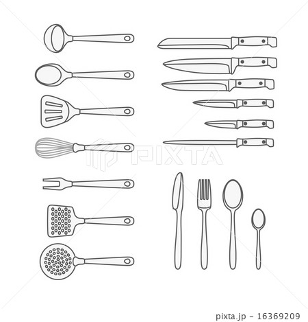 Different kitchen accessory isolated on white Different kitchen accessory isolated on white 16369209