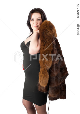 beautiful girl with warm coat beautiful girl with warm coat 16369715