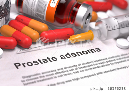 Prostate Adenoma Diagnosis. Medical Concept.  16376258