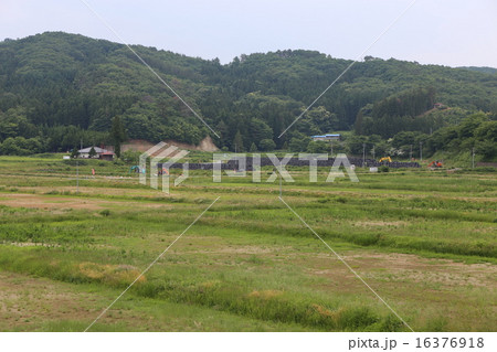 飯舘村 除染 仮仮置場 遠景 飯舘村 除染 仮仮置場 遠景 16376918