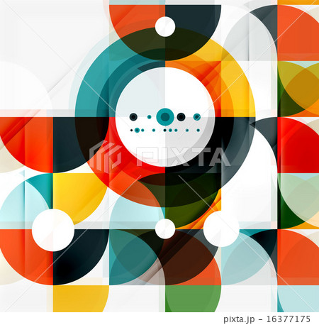 Semicircle triangle pattern 16377175
