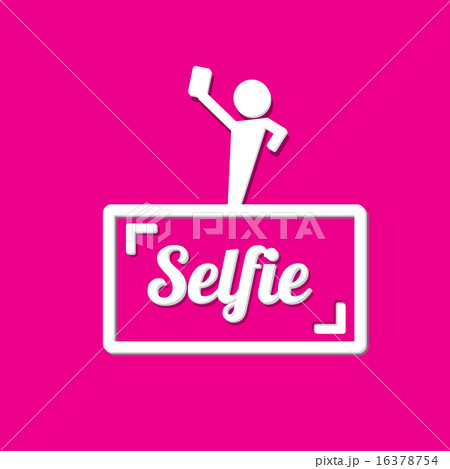 Taking Selfie Photo on Smart Phone concept icon 16378754