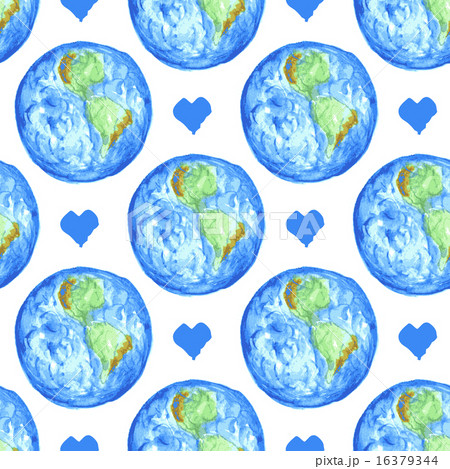 Sketch Earth and heart in vintage style Sketch Earth and heart in vintage style 16379344