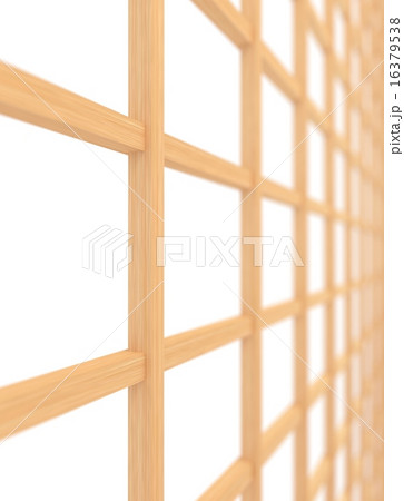 木の格子のイラスト素材