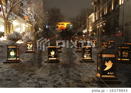 善光寺灯明まつり　灯篭 16379843