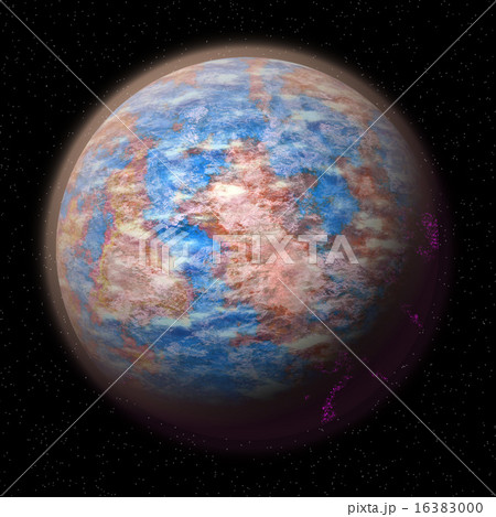 Abstract planet generated texture background 16383000