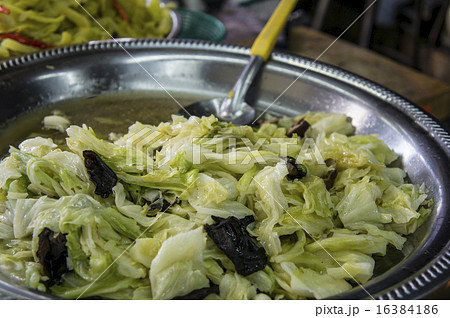 thai food street vendor curry basil herbs concept 16384186