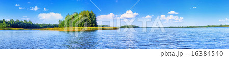 Landscape of beautiful lake panoramic 16384540