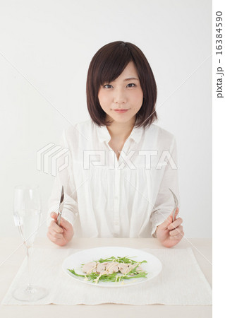 鶏ハムのサラダ 鶏ハムのサラダ 16384590