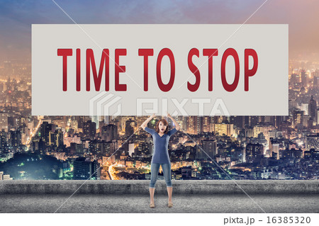 Time to stop 16385320