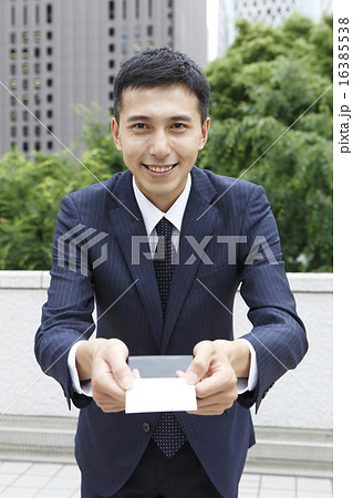 名刺交換　 16385538