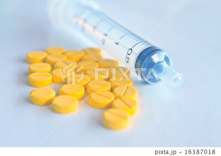 medication in tablets and insulin syringe medication in tablets and insulin syringe 16387018
