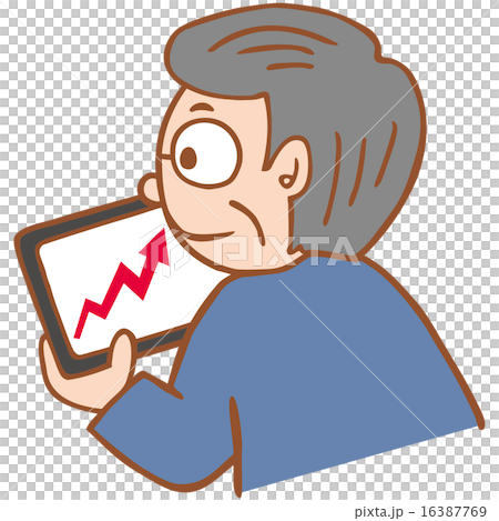 Senior men using tablets Senior men using tablets 16387769