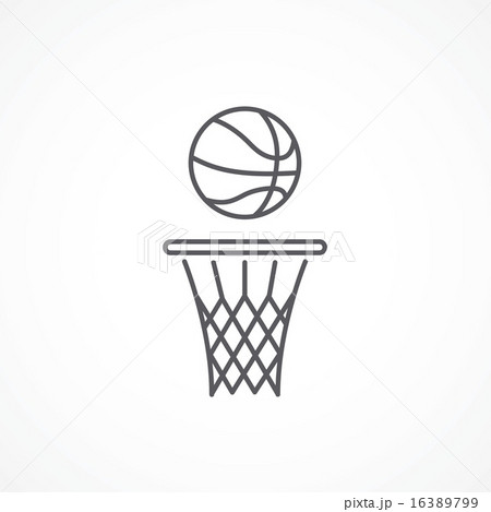 Basketball line icon 16389799