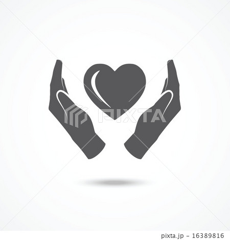 Heart in hands icon 16389816