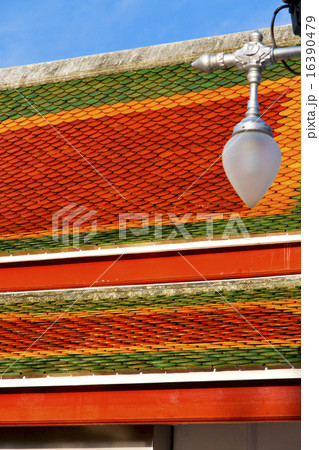 bangkok in the temple  thailand abstract   16390479