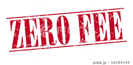 zero fee red grunge vintage stamp zero fee red grunge vintage stamp 16394144