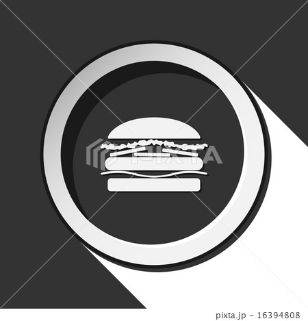 black icon - hamburger and stylized shadow black icon - hamburger and stylized shadow 16394808