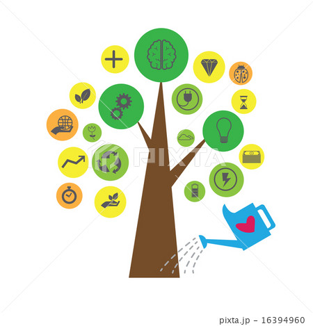 Tree of ideas heart Tree of ideas heart 16394960