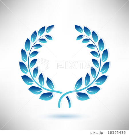 Blue Laurel Wreath 16395436