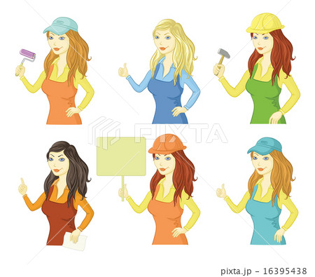 Set women professionals 16395438