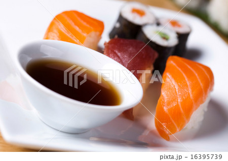 Traditional japanese food, Sushi 16395739
