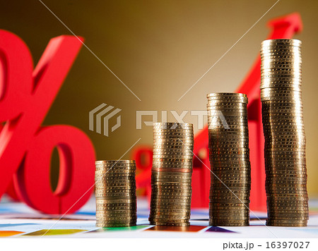 Financial indicators, bright colorful tone concept 16397027