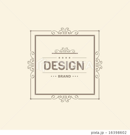 Monogram luxury logo template Monogram luxury logo template 16398602